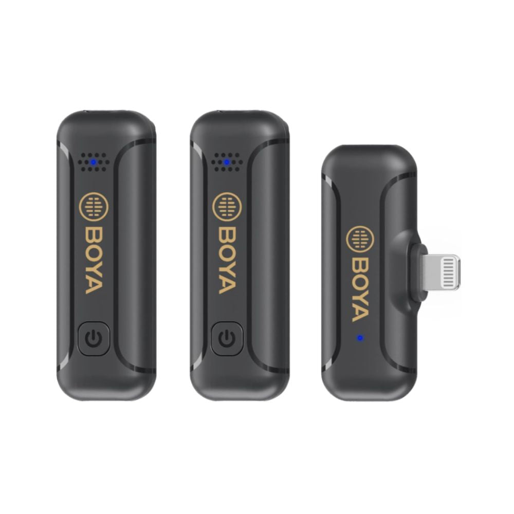 BOYA BY-WM3T2-D2 Dual Wireless Microphone (Lightning) BOYA BY-WM3T2-D2 Dual Wireless Microphone (Lightning)